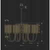 Люстра KUTEK OLZ-ZW-8(P) Olzano