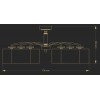 Люстра KUTEK ROS-PL-6 (P/A) Rossano