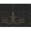 Люстра KUTEK RUT-ZW-6(N/A) Ruta