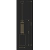 Подвесной светильник KUTEK RUT-ZWD-1(BN/A) Ruta