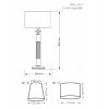 Настольная лампа KUTEK VER-LG-1 (Z/A) Verde Настольная лампа KUTEK VER-LG-1 (Z/A) Verde
