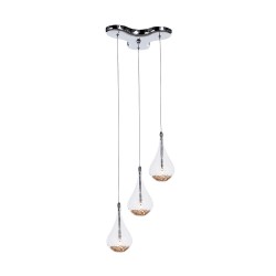Подвесной светильник Zumaline P0226-03B-F4RK Perle Подвесной светильник Zumaline P0226-03B-F4RK Perle