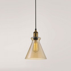 Подвесной светильник Crystal lux CAMPANELLA SP1 AMBRA