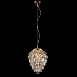 Подвесной светильник Crystal lux CHARME SP1+1 LED ORO/AMBRA Подвесной светильник Crystal lux CHARME SP1+1 LED ORO/AMBRA