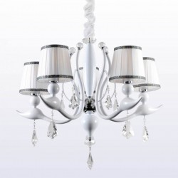 Люстра Crystal lux FLAMINGO SP-PL5 BI Люстра Crystal lux FLAMINGO SP-PL5 BI