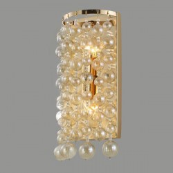 Бра Crystal lux MALLORCA AP2 GOLD/AMBER Бра Crystal lux MALLORCA AP2 GOLD/AMBER