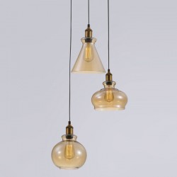Подвесной светильник Crystal lux TRE SP3 D AMBER