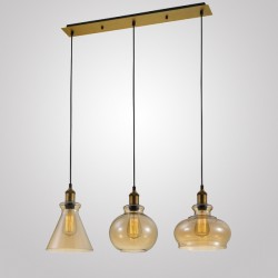 Подвесной светильник Crystal lux TRE SP3 L AMBER Подвесной светильник Crystal lux TRE SP3 L AMBER