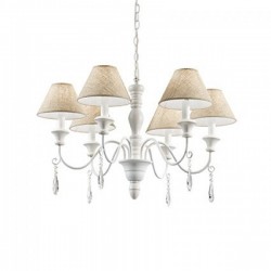 Люстра Ideal Lux PROVENCE SP6 BIANCO ANTICO 003399 Люстра Ideal Lux PROVENCE SP6 BIANCO ANTICO 003399
