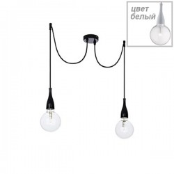Подвесной светильник Ideal Lux MINIMAL SP2 BIANCO OPACO 112718 Подвесной светильник Ideal Lux MINIMAL SP2 BIANCO OPACO 112718