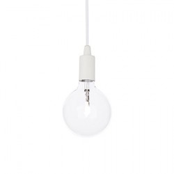 Подвесной светильник Ideal Lux EDISON SP1 BIANCO 113302 Подвесной светильник Ideal Lux EDISON SP1 BIANCO 113302