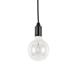 Подвесной светильник Ideal Lux EDISON SP1 NERO 113319 Подвесной светильник Ideal Lux EDISON SP1 NERO 113319
