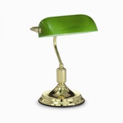 Настольная лампа Ideal Lux LAWYER TL1 OTTONE 013657