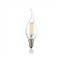 Лампа Ideal lux 153940 Classic E14 Colpo Di Vento Trasp