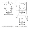 Вкапываемый светильник KANLUX 22051 Gordo LED14 SMD-L Вкапываемый светильник KANLUX 22051 Gordo LED14 SMD-L