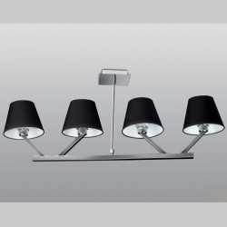 Люстра Maxlight 5103/4A BK/CR Orlando
