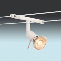 Трековый светильник для тросиковой системы 12В SLV 139101 Syros
