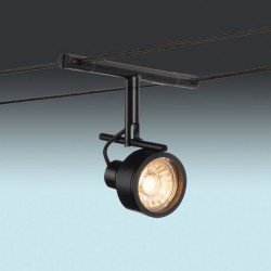 Трековый светильник для тросиковой системы 12В SLV 139130 Saluna