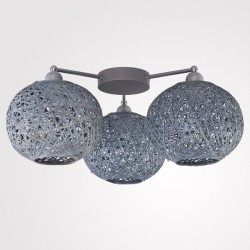 Потолочный светильник TK lighting 1859 Backaz Gray