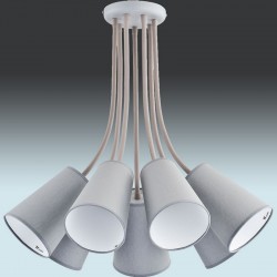 Люстра TK Lighting 2101 WIRE GRAY