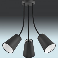 Люстра TK Lighting 2103 WIRE WHITE BLACK