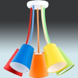 Люстра TK Lighting 2107 WIRE COLOUR