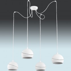Подвесной светильник TK Lighting 2220 YODA WHITE ORBIT