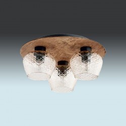 Потолочный светильник TK Lighting 2265 MADERA BROWN