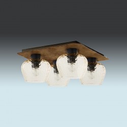 Потолочный светильник TK Lighting 2267 MADERA BROWN